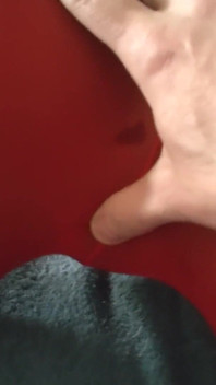 나일론팬츠의 마른 혹 버블 엉덩이