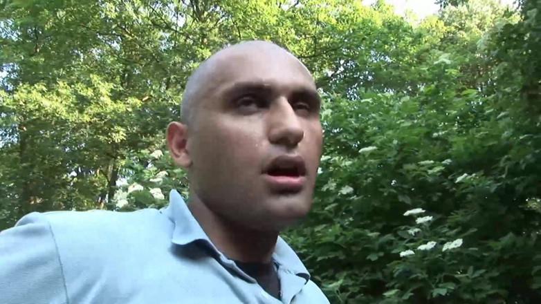 Public Entertainment: Big ass slut takes hard cock from strange guy