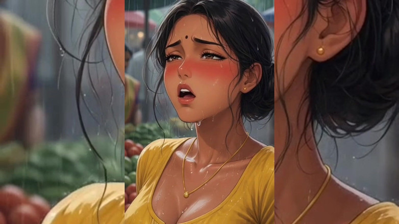 Heaven Gamez: Hintli kadın meşgul pazarda yaşlı iğrenç Müslüman komşusu tarafından grup...