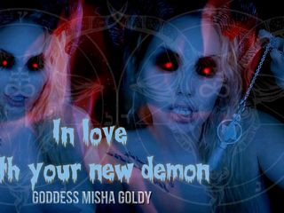 Goddess Misha Goldy: 내가 너에게 주는 행복을 느끼고 내 악마의 사랑 주문에 굴복!