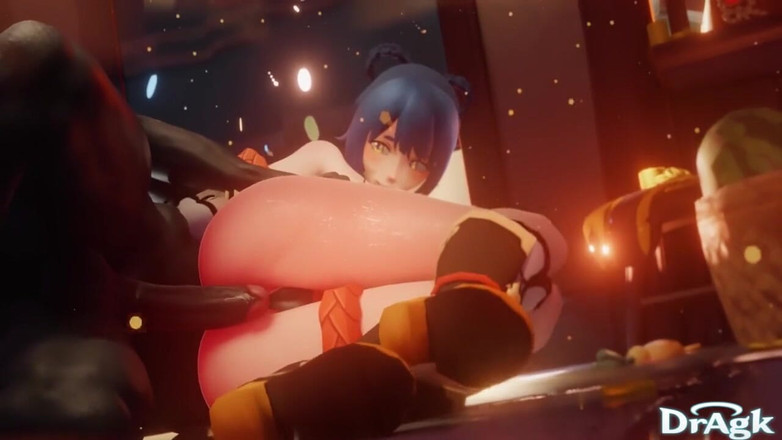 DrAgk: Xiangling animace kompilace Genshin Dopad Hilichurl Hentai Porno