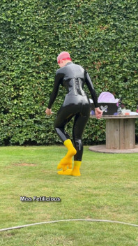 Expectation Walking on Majestic Silicone Paws. Reality Me Trying Not to Faceplant in the Grass While Filming