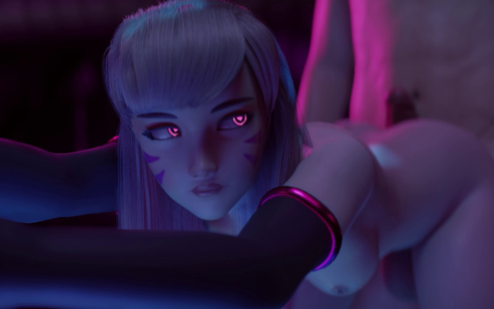 Orlikx: D.va nakal club shift malam - klien dicrot di dalam - hentai 3d...