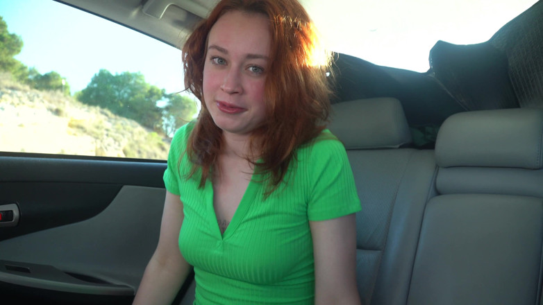 Sheryl X Sinclair: Redhaired Girl Made Mess After Solo Sex in Car