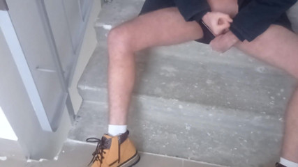 Dick Love Boys: Wanking in the entrance