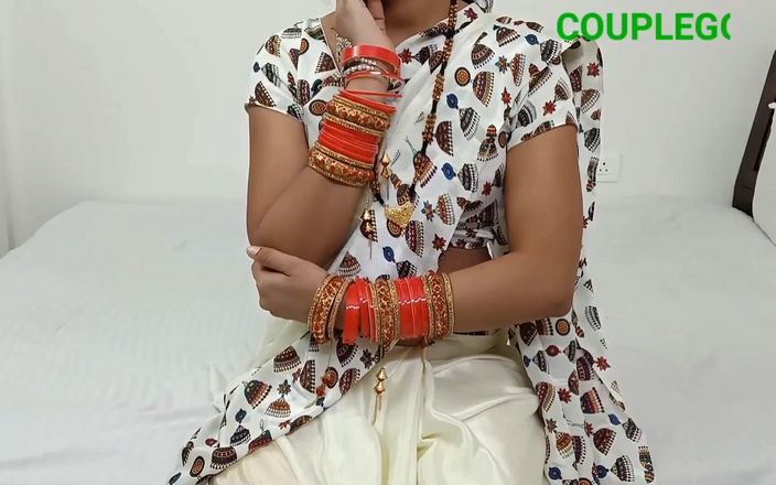 Couple gold xx: Tu as l&amp;#039;air encore plus belle dans un sari blanc