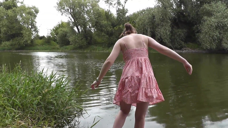 Assol: Solo Camping Without Panties