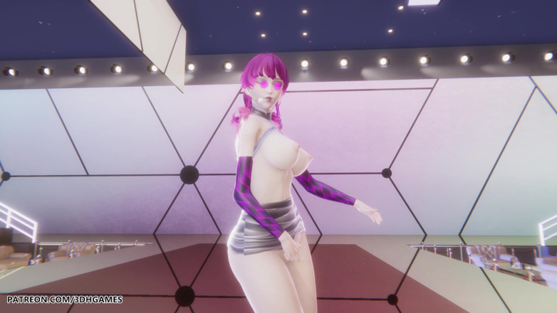 3D-Hentai Games: Mmd mamamoo - starry night evelynn сексуальний стриптиз, ліга легенд, хентай без цензури