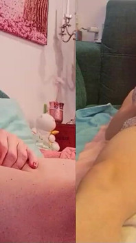 Tgirl Anna Late Night Wank a Stříkání s masturbátorem