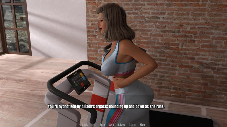 Dirty GamesXxX: Grandma's house: granny exercises in yoga pants ep.49