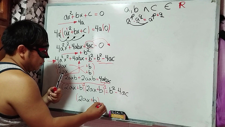Rosaroja: 29 Algebra: Seksualna demonstracja równania drugiego stopnia