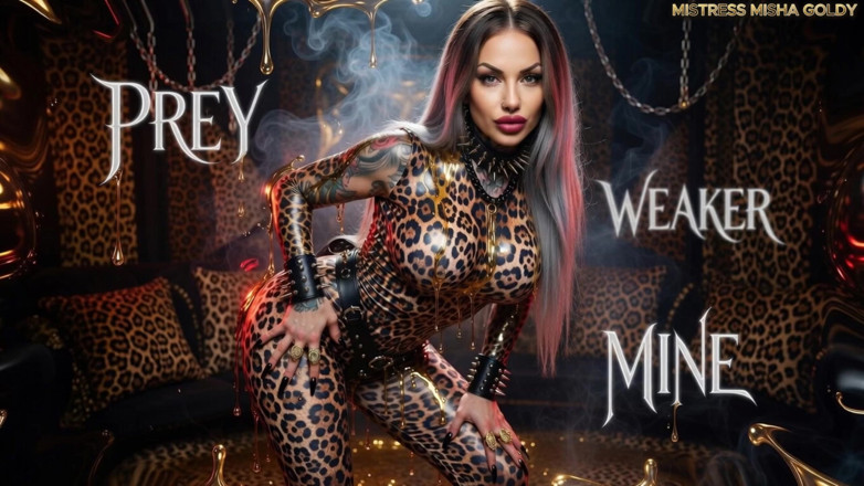 Goddess Misha Goldy: Я твій хижак.