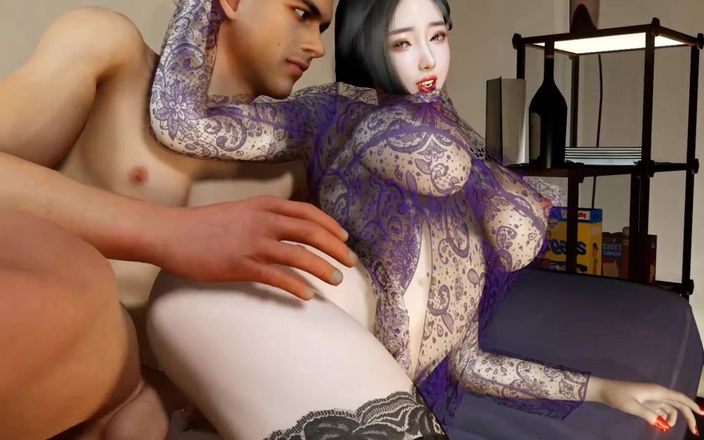 Soi Hentai: Soția prietenului meu mă seduce - animație 3D v582