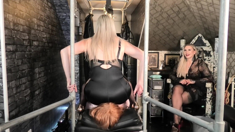 Miss Jessica Wood: Facesitting Sissy - Part 1 - Miss Jessica Wood &amp; Mistress Ava Punish a...