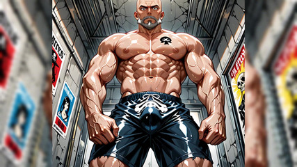 Erotic Man: Ai Мужчины с огромными мышцами