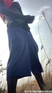 Masturbating Alone Intensely in the Bush