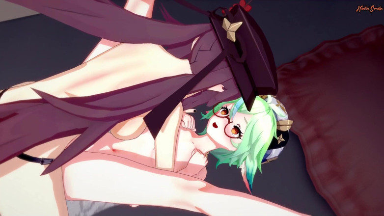 Hentai Smash: 벽에 자지 후배위 따먹기 - Genshin impact 헨타이