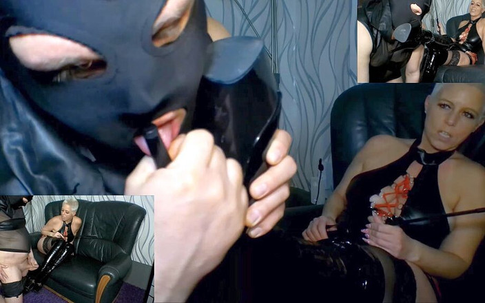 Melissa Deluxe: Moje nová otrokyně lízání bot | Jeho výstřik na moje overknee