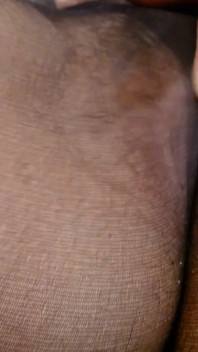 Gapend poesje zwarte panty Wedgy cameltoe nylons harige kut