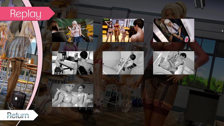 LewdArcade: Academia Waifu - Elizabeth Laroche [partea 02] Colecție porno [18+] Scene de joc porno