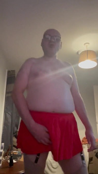 My New Cheerleading Skirt