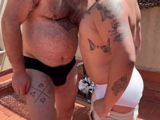 ScruffyStocky: 젖탱이와 펠라