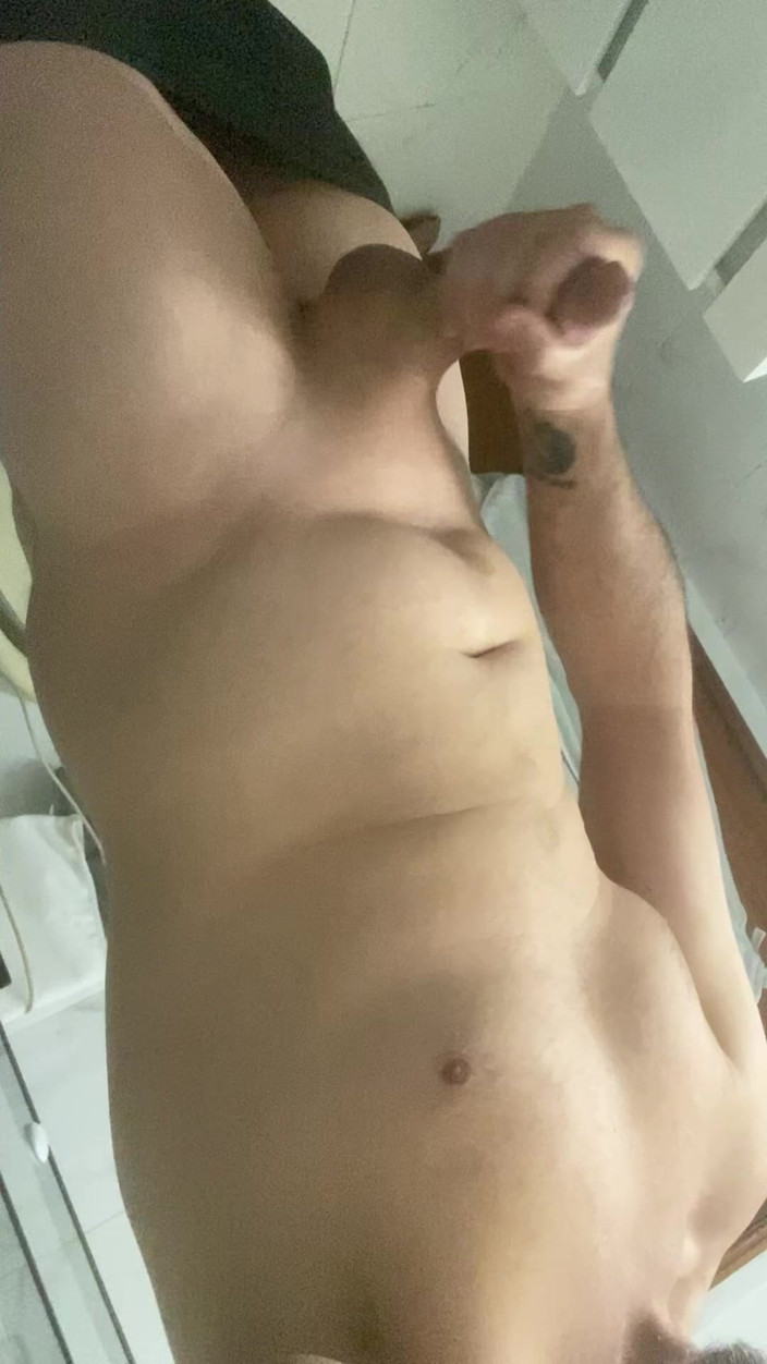 Fatty cock: Handjob met melk