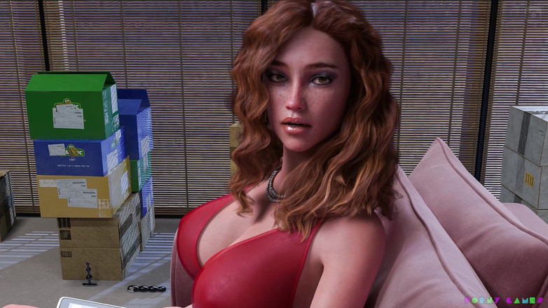 Porny Games: MILFs of Sunville by L7team - Bersendirian di rumah dengan makcik...