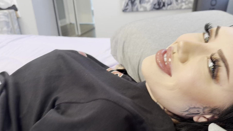 Teddy Tarantino: Stepsister Lacey Jayne Reverse Rides Teddy Tarantino's Dick