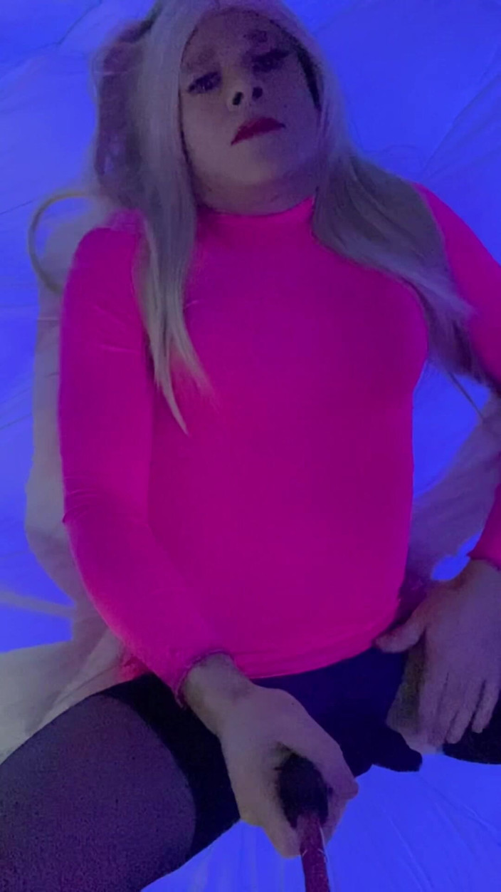 MadisonCD2025: Travestito Madison compilation in lingerie calze e tacchi in mostra