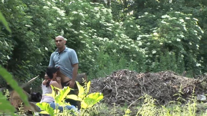 Public Entertainment: Big ass slut takes hard cock from strange guy