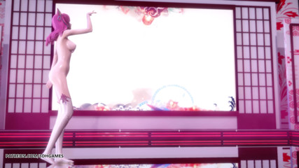 3D-Hentai Games: [MMD] IU - LILAC Spirit Blossom Ahri Sexy Naked League Of...