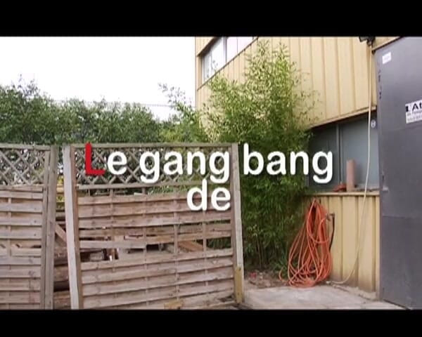 Planete Francaise: Nasty French Blonde Gets Dped and Facialized in Outdoor Gangbang