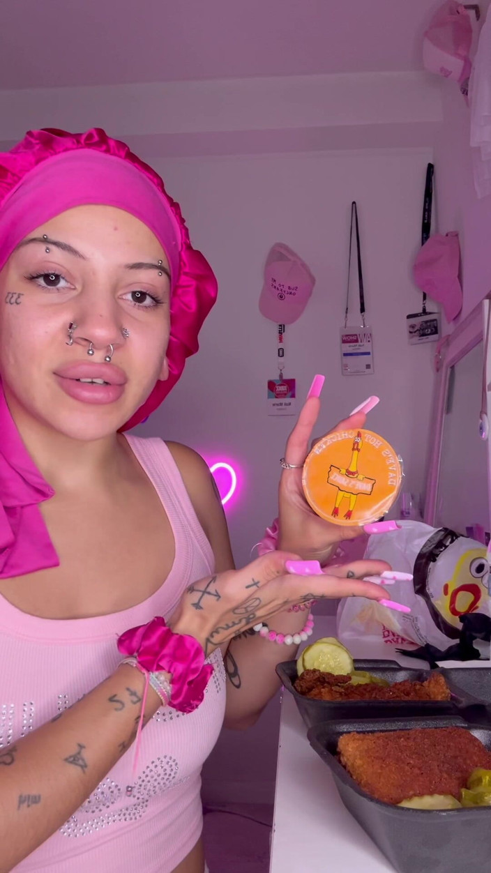 Nali Marie: Spicy Food Mukbang Overeating Facestuffing Petite Girl Eating Hot Food...
