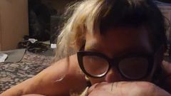 Preggo PAWG Sucking Some D