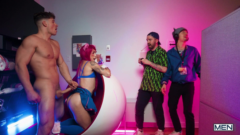 Men network: Anime Boy uwielbia spermę