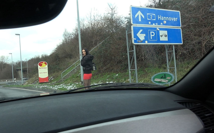 Andy Star: Carparkbitch alina kommt tief in ihre muschi