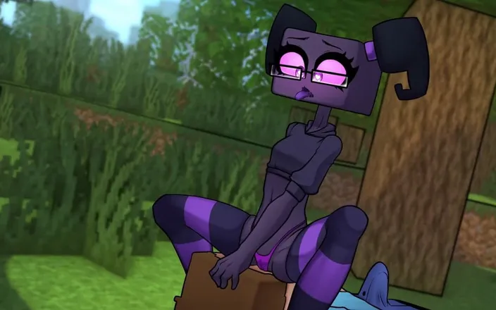 LoveSkySan69Real: Minecraft Hentai Horny Craft - Part 15 - Ender Girl Pussy Tease by...