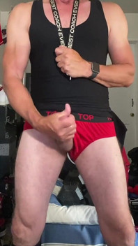 Top Dilf Jockdad87 Shoots a Hot Load of Cum