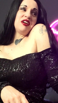 Morticia Addams Small Penis Humilation