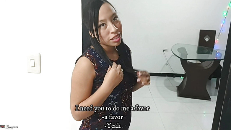 JhonWitt: 取引後に義理の兄弟のコックを飲み込む大きなお尻インド-スペイン語のポルノ