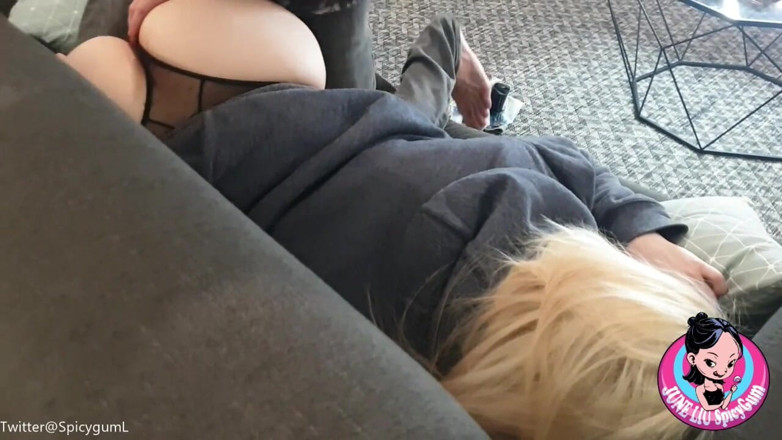 SpicyGum: Wang Sen-AMWF lelaki Cina membalas dendam seks dengan awek blonde...