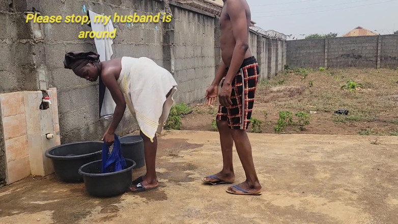 Home Alone: Nasty Bitch Almost Get Caught Cheating on Her Husband with...