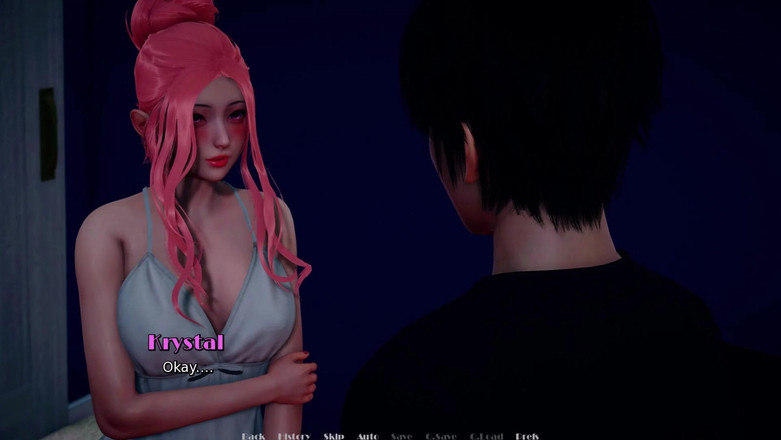 3D Cartoon Porn: Moje skutečná touha 40 - Krystalův dobrý noční sex s Alexem: Boobjob,...