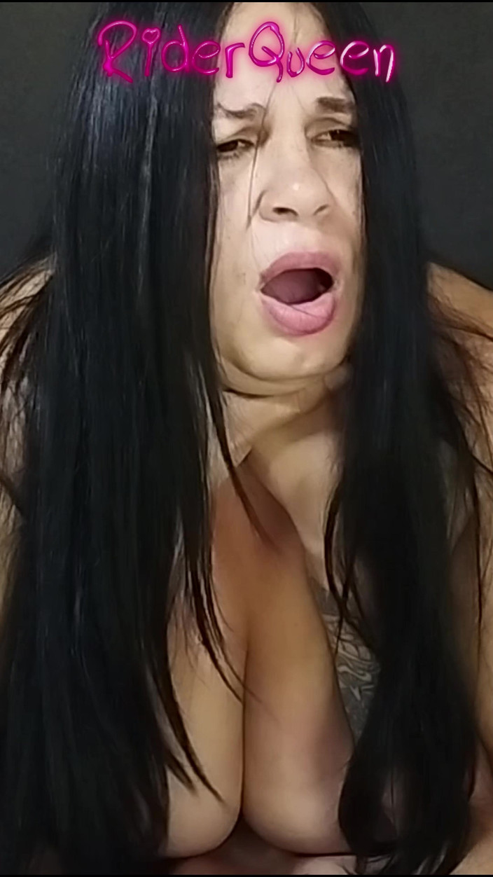 Riderqueen BBW Step Mom Latina Ebony: Slut Wife Fucking with Slim Stepson