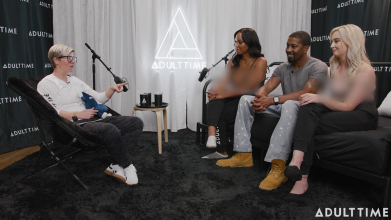 Adult Time Podcast: Pornstars Podcast After 3-way! | Lexi Lore, Isiah Maxwell, &amp; August Skye | the...