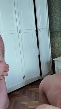 Gangbang quente na varanda do castelo P1