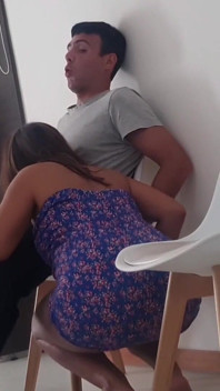 Wet Blowjob at Office