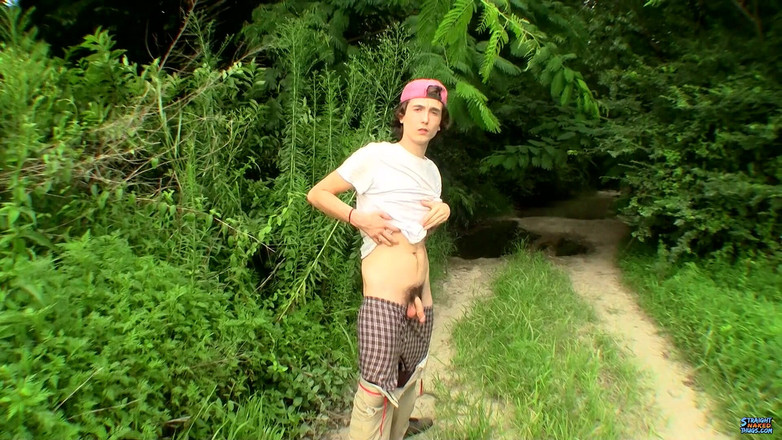 Straight naked thugs: 悪い男のショーンがチンコを動かす