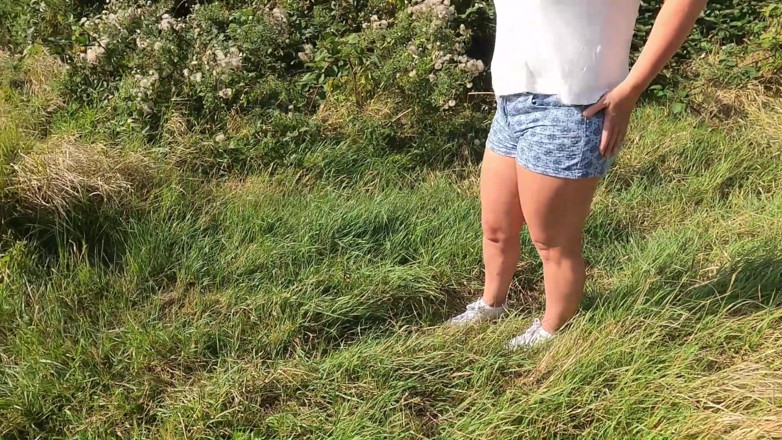 69KnkyKouple69: Versautes paar - maisfeld im freien, dicker arsch, kurvige ehefrau, cowgirl-...